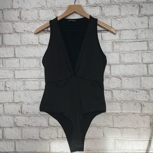 3 for 15 SHEIN Black Polyester Bodysuit Size Large